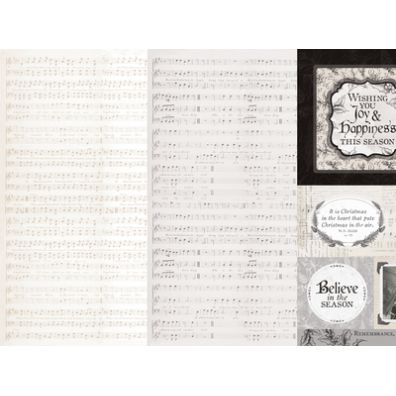 Christmas Edition - Christmas Melody mønsterpapir fra KaiserCraft