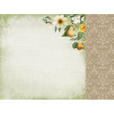 Golden Grove - Sweet Pear mønsterpapir fra KaiserCraft