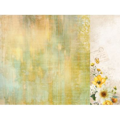 Golden Grove - Soft Moss mønsterpapir fra KaiserCraft