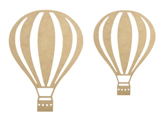 KaiserCraft BTP Wall Art Hot Air Balloons