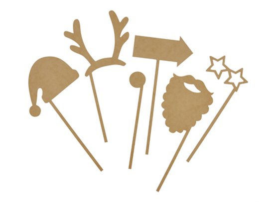 KaiserCraft MDF Photo Props Christmas