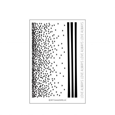 Concord & 9th Love Always Clear Stamp Set