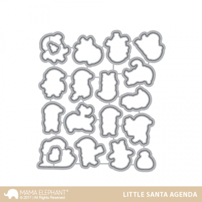 Mama Elephant Creative Cuts - Little Santa Agenda