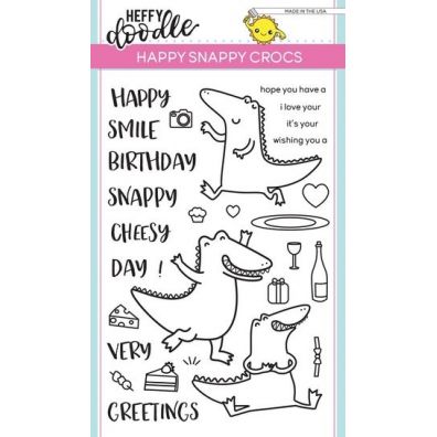 Heffy Doodle Clear Stamps - Happy Snappy Crocs
