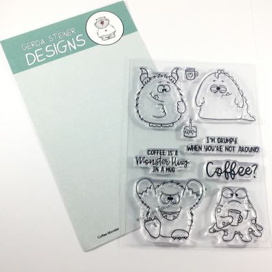 Gerda Steiner Designs Clear Stamps - Coffee Monster
