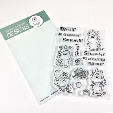 Gerda Steiner Designs Clear Stamps - Moody Unicorns