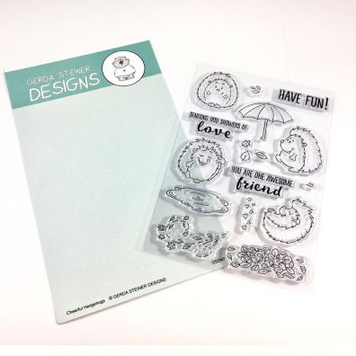 Gerda Steiner Designs Clear Stamps - Cheerful Hedgehogs
