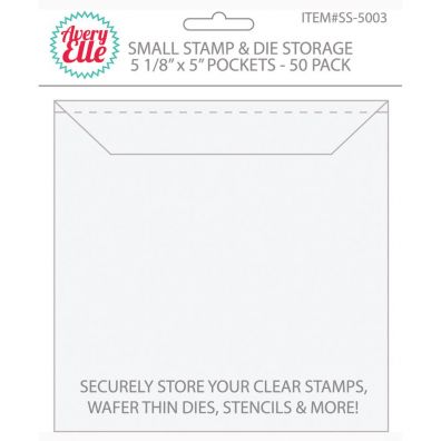 Avery Elle Stamp & Die Storage Pockets - Small 50/pk