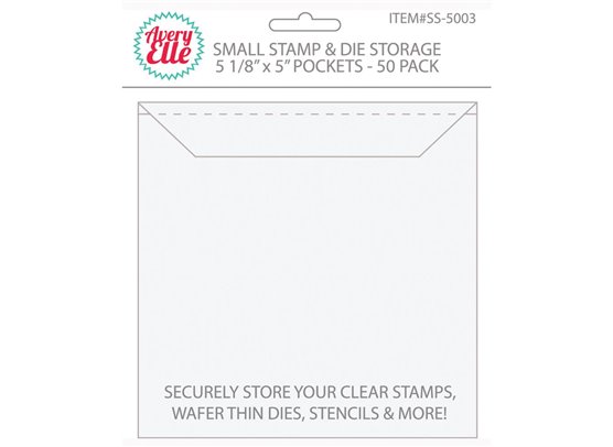 Avery Elle Stamp & Die Storage Pockets - Small 50/pk