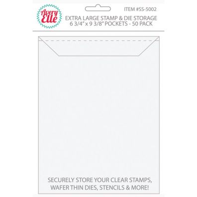 Avery Elle Stamp & Die Storage Pockets - X-large 50/pk