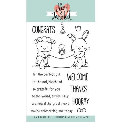 Neat & Tangled Clear Stamp - Itty Bitty Welcoming Committee