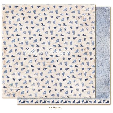 Denim & Friends - Sneakers Mønsterpapir fra Maja Design