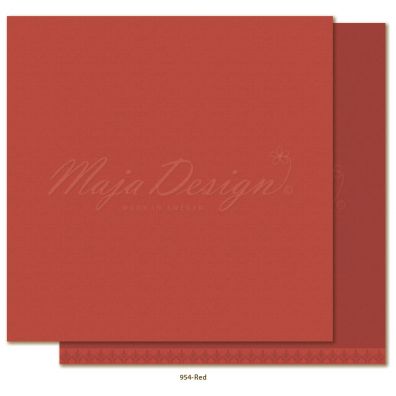 Monochromes - Shades of Winterdays Red Mønsterpapir fra Maja Design