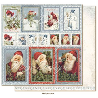 Joyous Winterdays Ehemera - Mønsterpapir fra Maja Design