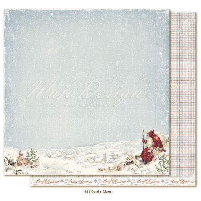Joyous Winterdays Santa Claus - Mønsterpapir fra Maja Design