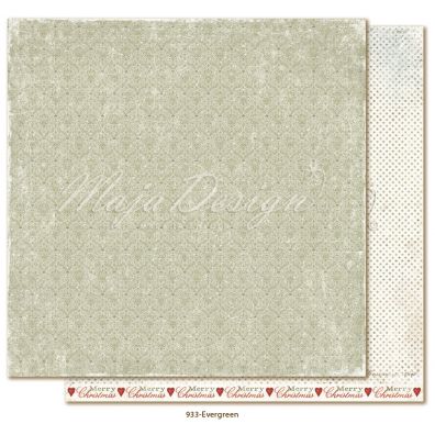 Joyous Winterdays Evergreen - Mønsterpapir fra Maja Design