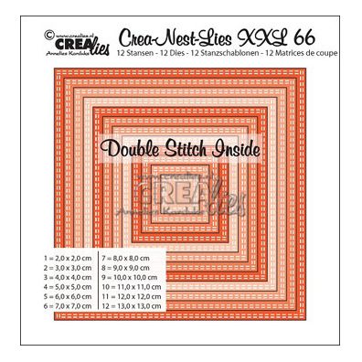 Crealies Nest-lies XXL - Double Stitched Inside Kvadrat