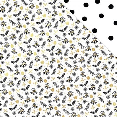 Joyful - Pinecones & Holly mønsterpapir fra My Minds Eye