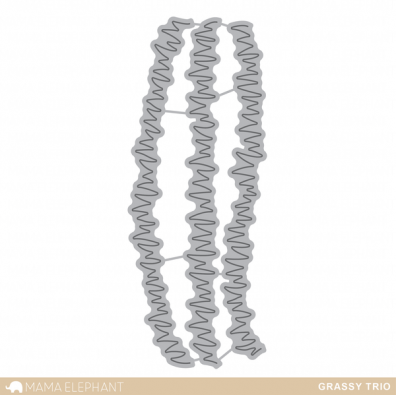 Mama Elephant Creative Cuts - Grassy Trio