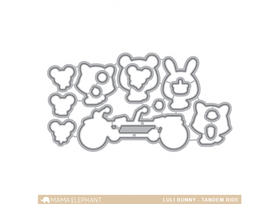 Mama Elephant Creative Cuts - Tandem Ride