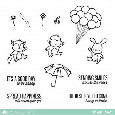 Mama Elephant Clear stamps - Up and Away