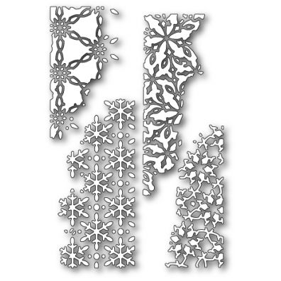 Memory Box Dies Distressed Snowdrift Collage