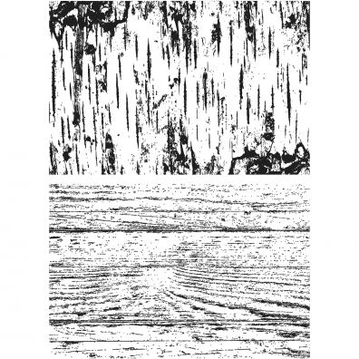 Tim Holtz Cling Stamps - Birch & Pine