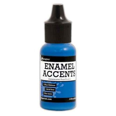 Ranger Enamel Accents  Blue Ribbon