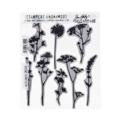 Tim Holtz Cling Stamps  Mini Bouquet