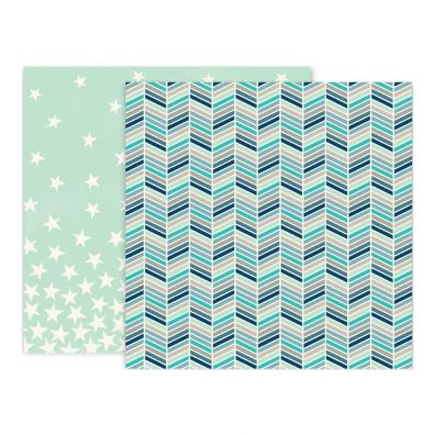 Pink Paislee Turn the page - Paper 05 mønsterpapir