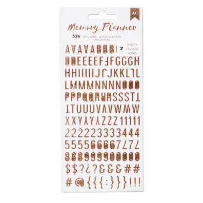 American Crafts Memory Planner Stickers