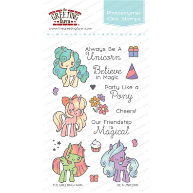 The Greeting Farm Clear Stamps - Be A Unicorn