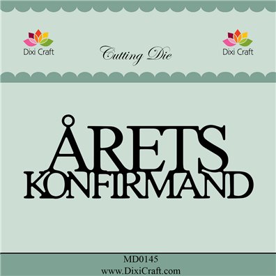 Dixi Craft Dies - Årets Konfirmand