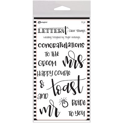 Ranger Letter It Clear Stamp - Wedding