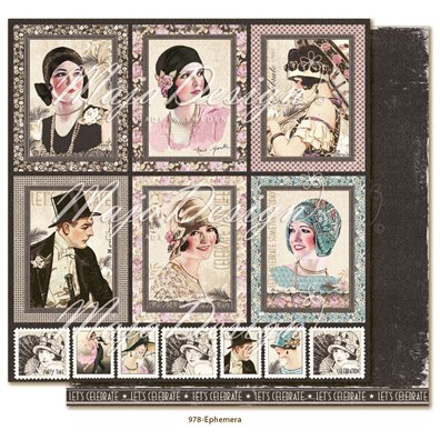 Celebration - Ephemera Mønsterpapir fra Maja Design