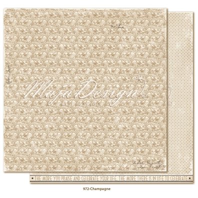 Celebration - Champagne Mønsterpapir fra Maja Design