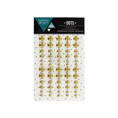 Florileges Design Enamel Dots - Or