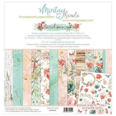 Mintay By Karola Birdsong Paper Pack