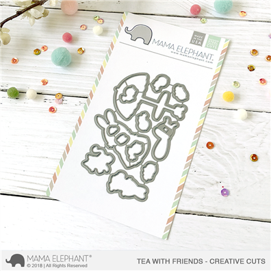 Mama Elephant Creative Cuts - Tea With Friends Dies