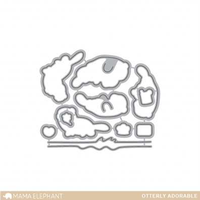 Mama Elephant Creative Cuts - Otterly Adorable Dies
