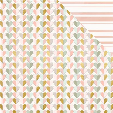 Bliss - Heartfelt mønsterpapir fra My Minds Eye