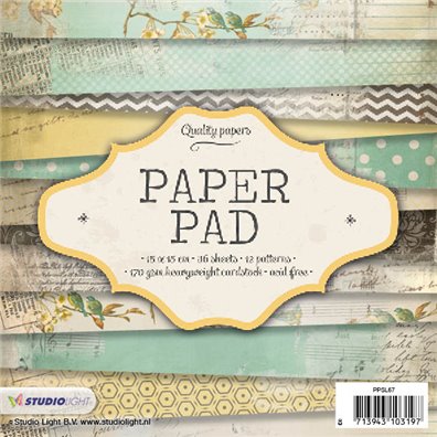 Studio Light 6x6 Paper Pad Mint