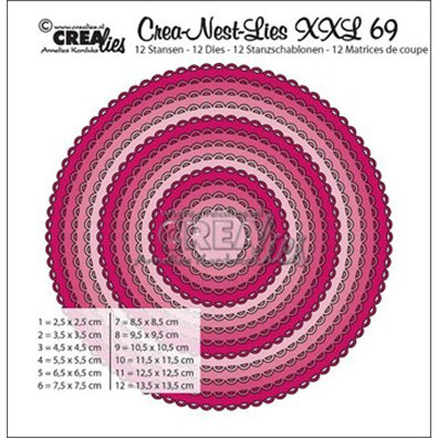 Crealies Dies - Blonde Cirkel - Crea-Nest-Lies-XXL 69