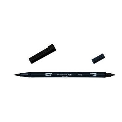 Tombow Dual Brush Pen - N15 Black