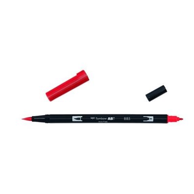 Tombow Dual Brush Pen - 885 Warm Red