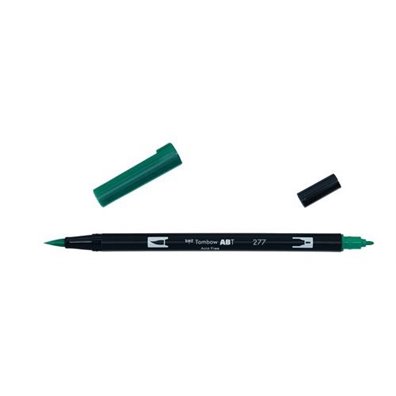Tombow Dual Brush Pen - 277 Dark Green