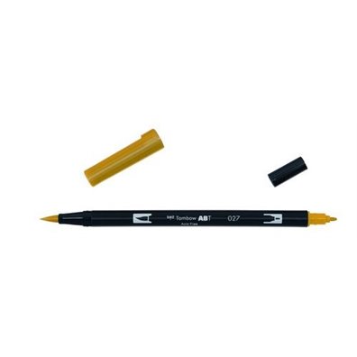 Tombow Dual Brush Pen - 027 Dark Ochre