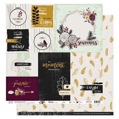 Gypsy Forest 2 Mønsterpapir fra Florileges Design