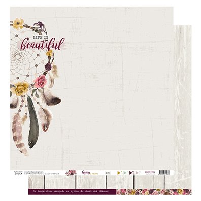 Gypsy Forest 5 Mønsterpapir fra Florileges Design