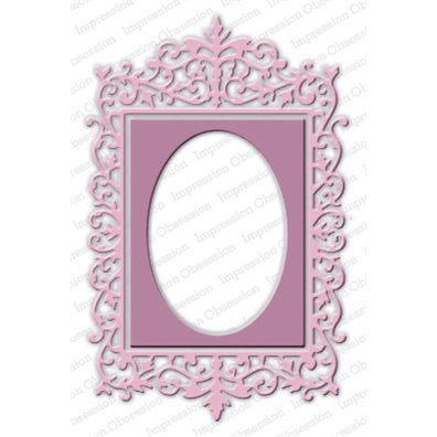 Impression Obsession Dies - Ornate Rectangle Frame